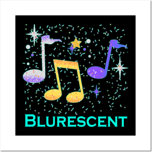 Blurescent sheet music Posters and Art